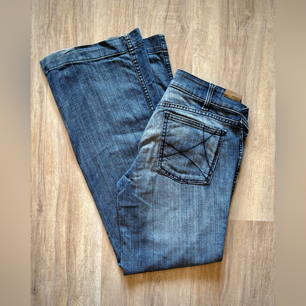 Women's Ariat Trouser Dark Wash Denim Jeans